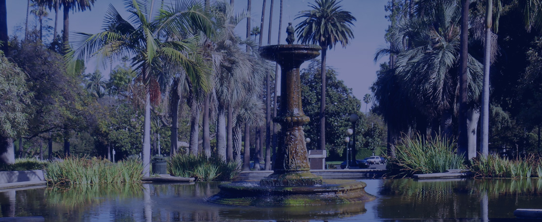 The Fountain at Will Rogers Memorial Park, Beverly Hills, CA